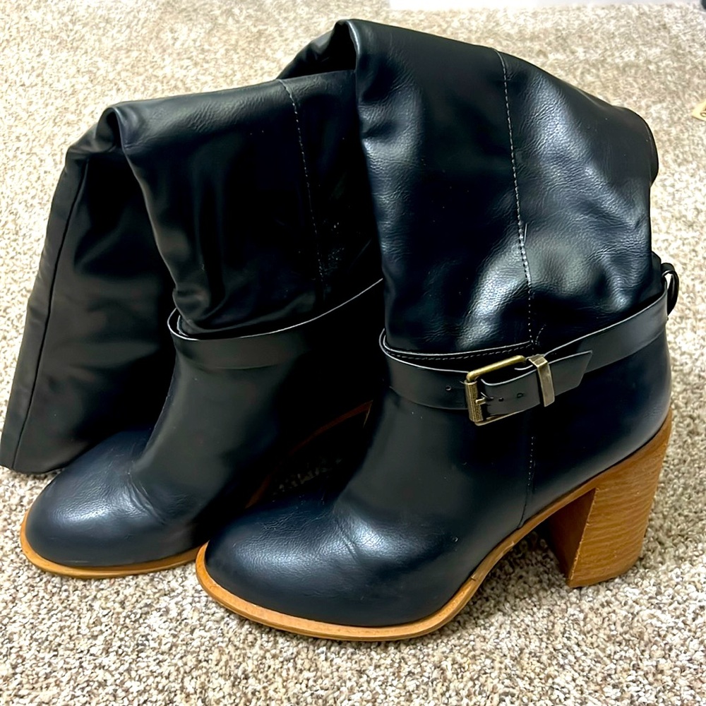 Black Heeled Boots - Picture 2 of 5